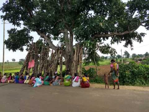 बैगा समुदाय की महिलाएं परिवार की आजीविका के लिए जंगलों से लकड़ी लाकर बेचने का काम करती हैं, उन कस्बों और छोटे शहरों के पास यदि बैगा जनजाति निवास करती है तो उनके लिए आजीविका का बेहतर साधन होता है| पर ये काफ़ी मेहनत का कार्य है| सुबह 4 बजे से महिलाये लकड़ी लेने जंगल जाती हैं और 6 से 7 बजे के दौरान वापस आती हैं| फिर लकड़ियों को लेकर बेचने जाती हैं और उससे जो पैसा मिलता है उससे घर के लिए सामान खरीद कर वापस जाती हैं, और खाना बनाती हैं (सौजन्य: अमीन चार्ल्स)