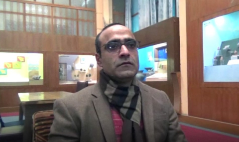Dr Mohammad Ajmal Shah, assistant professor-cum-curator of the Centre of Central Asian studies, University of Kashmir (Courtesy: Dr Abdul Rashid Lone)