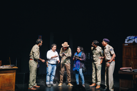  A still from the play 'Accidental death of an anarchist' (Courtesy: Budhan Theatre)