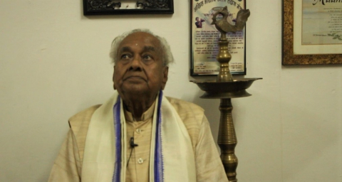 Mayadhar Raut is one of the most prominent gurus of Odissi. Image courtesy: Sahapedia 