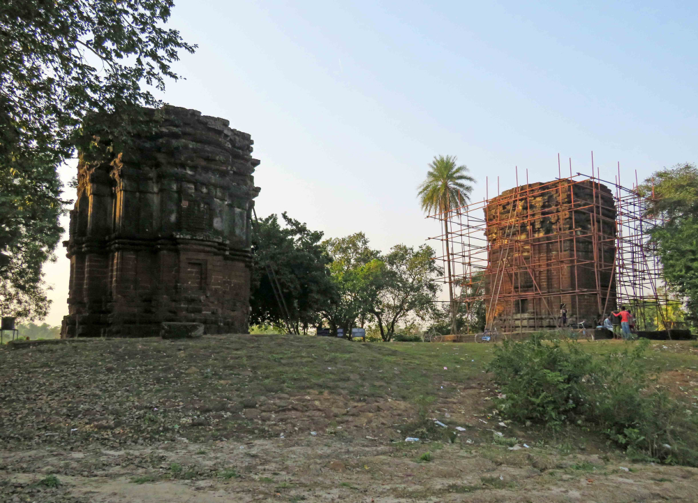 Twin temples of Sandeswar and Shaileswar at Dihar
