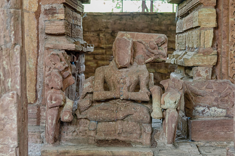 Seated Male Figure in Meditation 