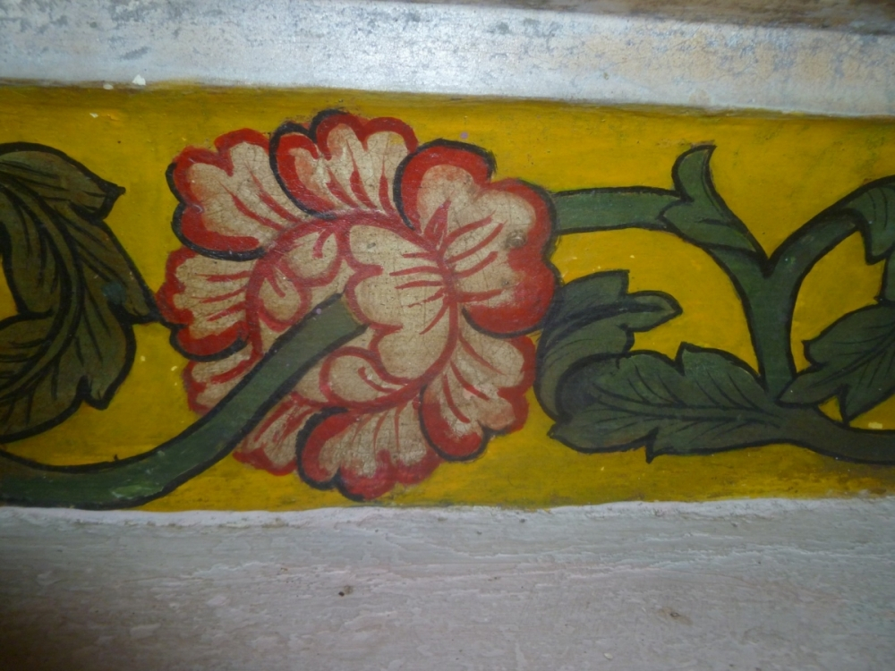 Fig. 16 Synthetic paints, distemper based paints, and acrylic replaced natural material as they are easy to work with and cheaper.