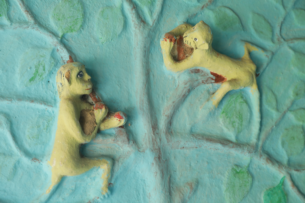 Sundari Bai Rajwar's clay work