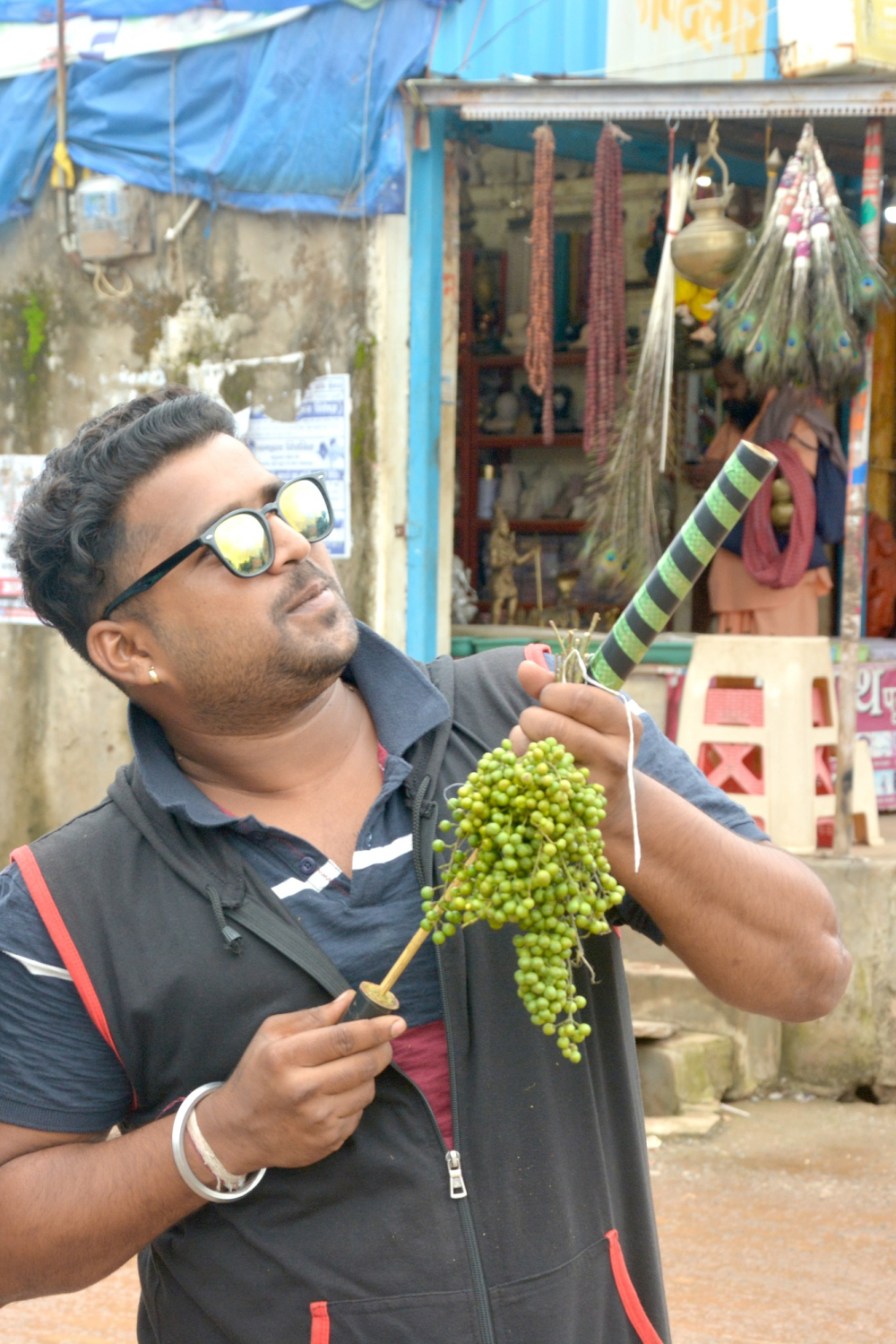 A man shooting with tupki