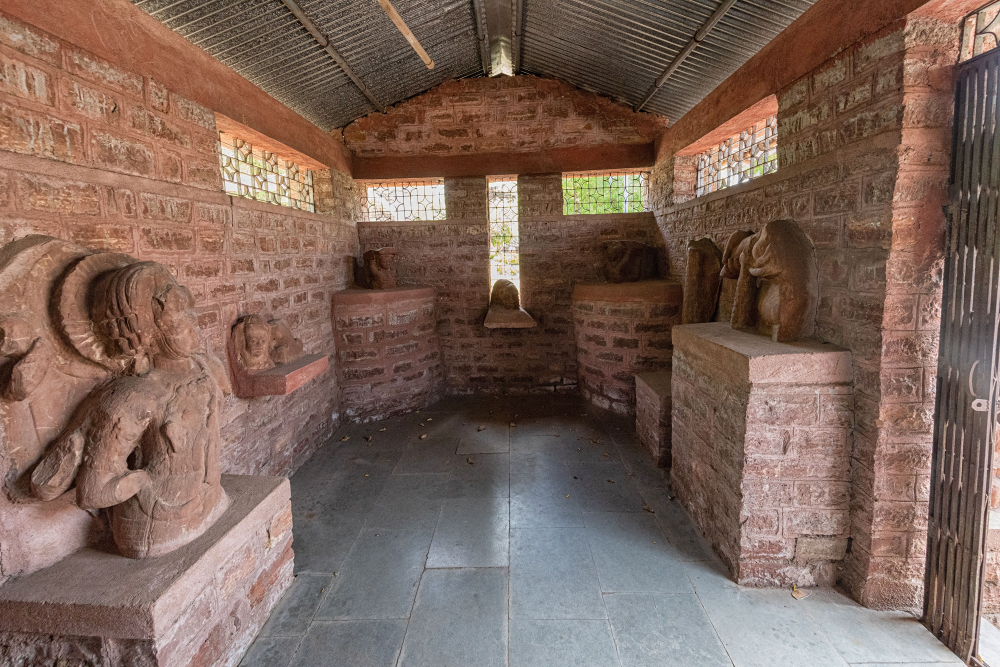 Inside view of the site museum