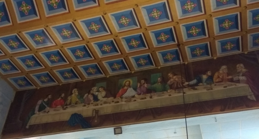 Fig. 24 The nave and altar wall paintings are the most significant examples of church murals in Kerala.