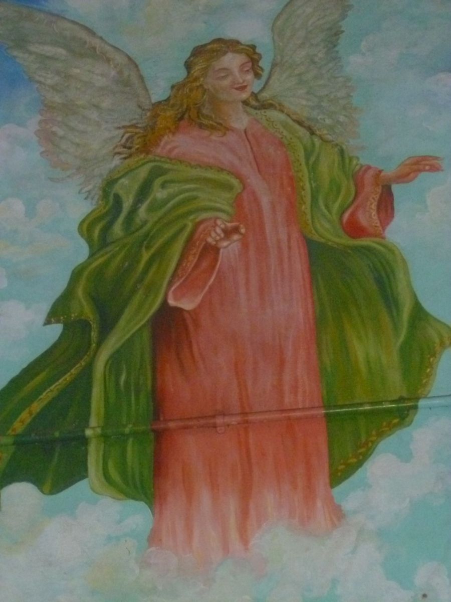 Fig. 2 The Mughal court paintings had depictions of angels which was a Christian device introduced by the Jesuit missionaries from the seventeenth century onwards. The Jesuits contributed significantly to church murals in Goa and Mangalore mainly through the works of Garcia Fernandes (1514-1565 CE) and Antonio Moscheni (1854-1905 CE).