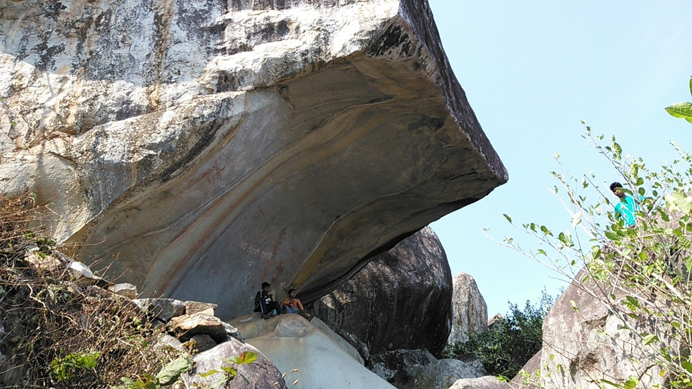 तेतापारा, भानुप्रतापपुर का चित्रित शैलाश्रय
