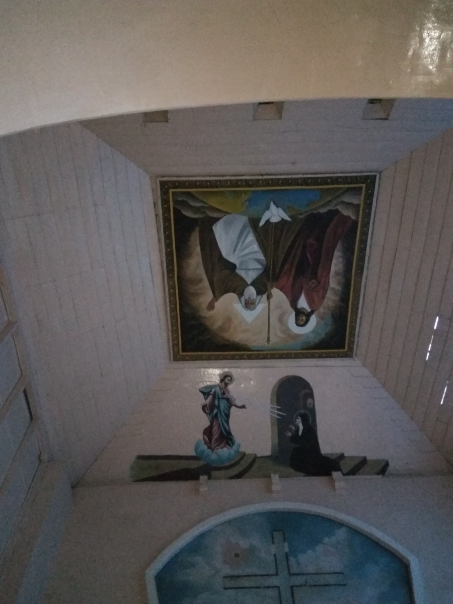 Fig. 3 Since Fresco secco is the technique used in church murals, these are commonly referred to as murals. This technique was most commonly used during the medieval and early modern periods. The careful preparation of the surface of the painting is an important feature of a mural. Tempera is used mainly in doing the wooden panel paintings such as altarpieces in the churches which are found along with the murals.