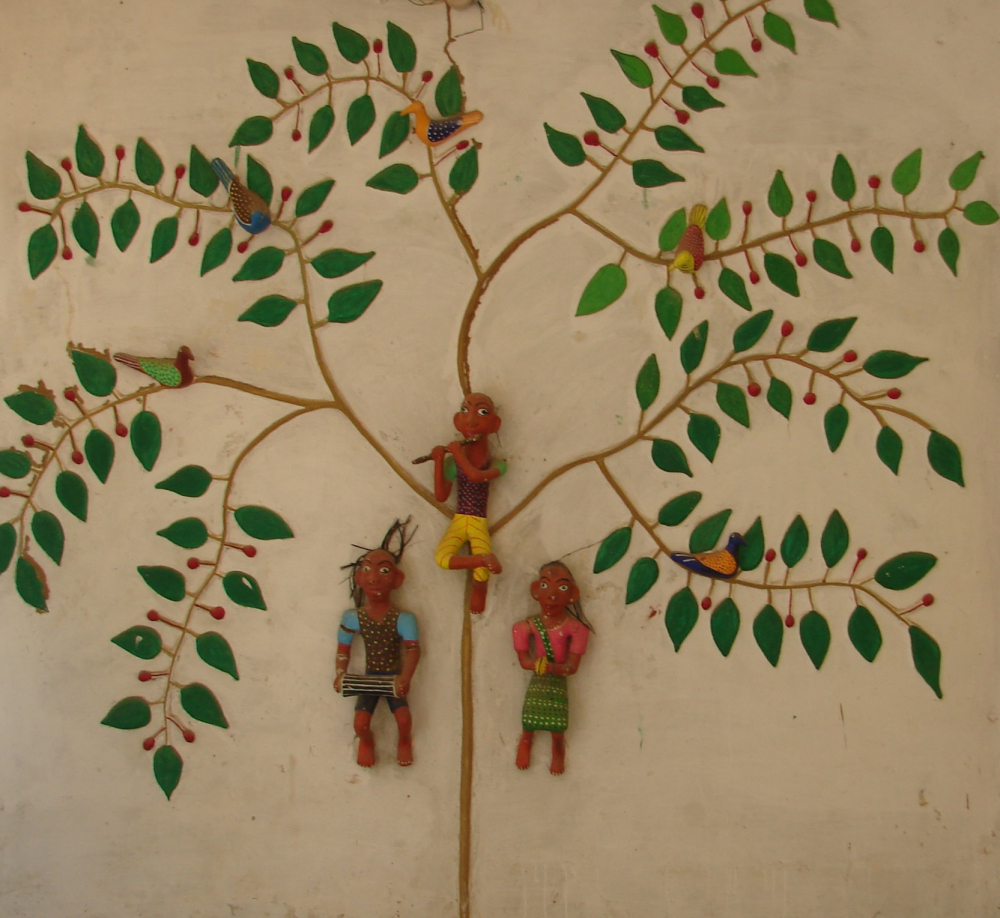 A clay relief work in the training centre