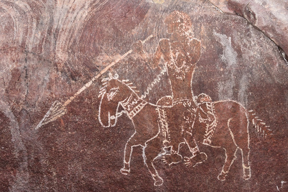 सोंटीघाट के शैलचित्र