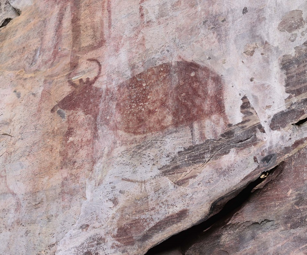 सोंटीघाट के शैलचित्र