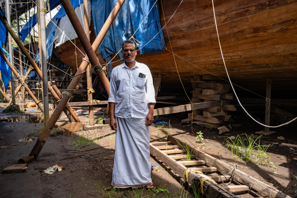 A portrait of Sathyan Edathodi