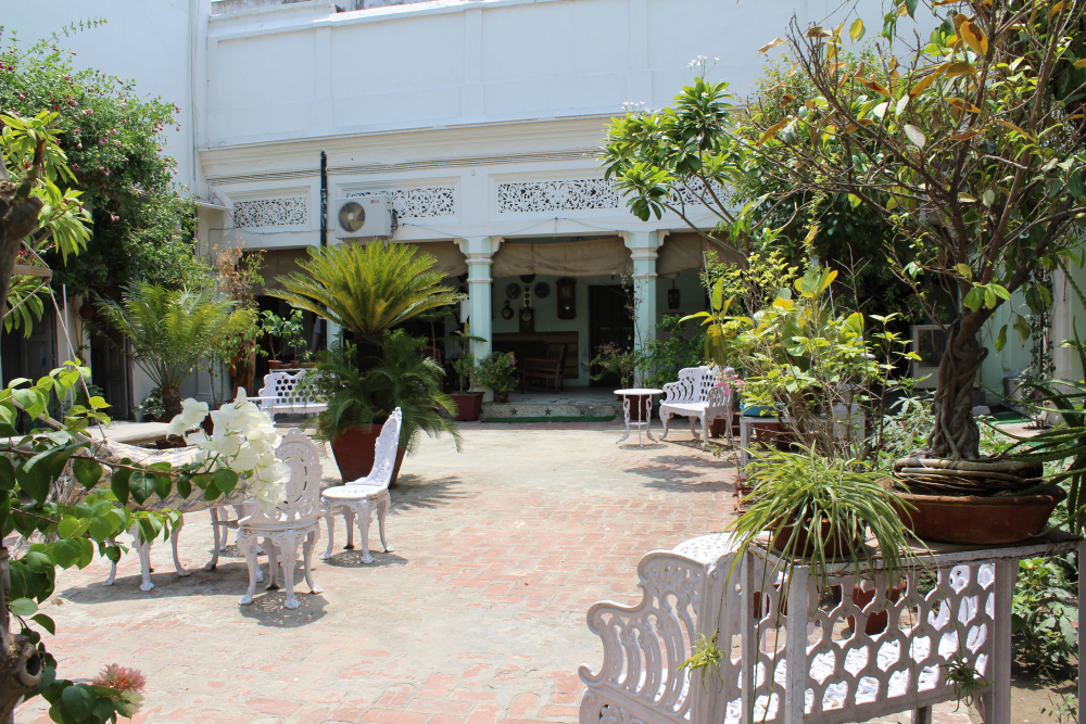 Aangan of a house in Golaganj. (Picture Credits: Yashas Chandra)