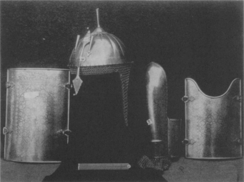 Armour with koft gari by Fateh Din of Sialkot, gold medal winner. Thomas Holbein Hendley, Memorials to the Jeypore Exhibition, Vol.2, Courtesy: Hathi Trust