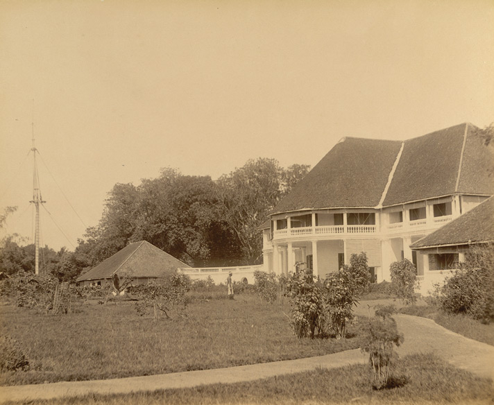 1900s Image of the British Residency at Quilon 