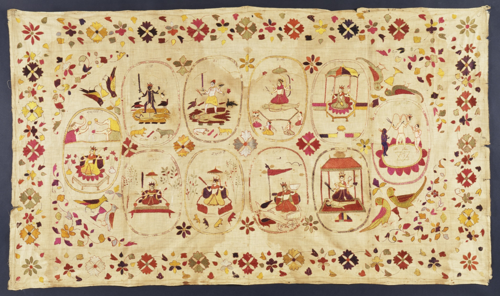 chamba rumal, himachal pradesh craft, rare indian textiles, courtesy: LACMA
