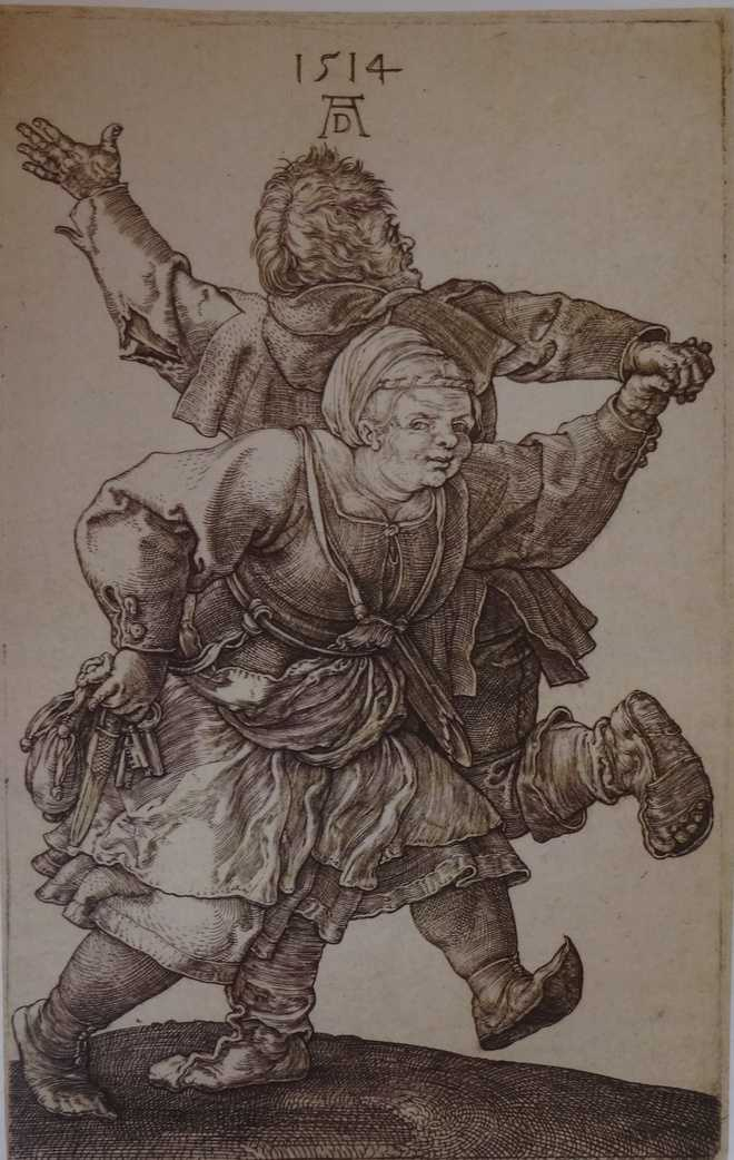 Dancers and Musicians. Ivory panel in the Robinson Casket (Courtesy: The Tribune)