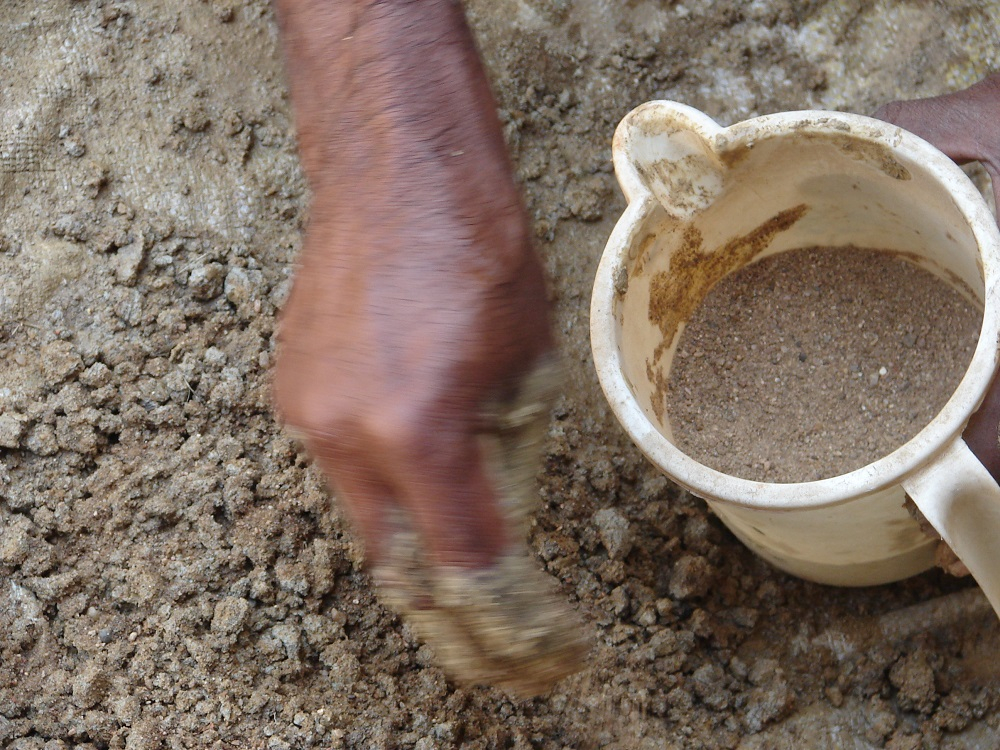 Adding sand to the clay