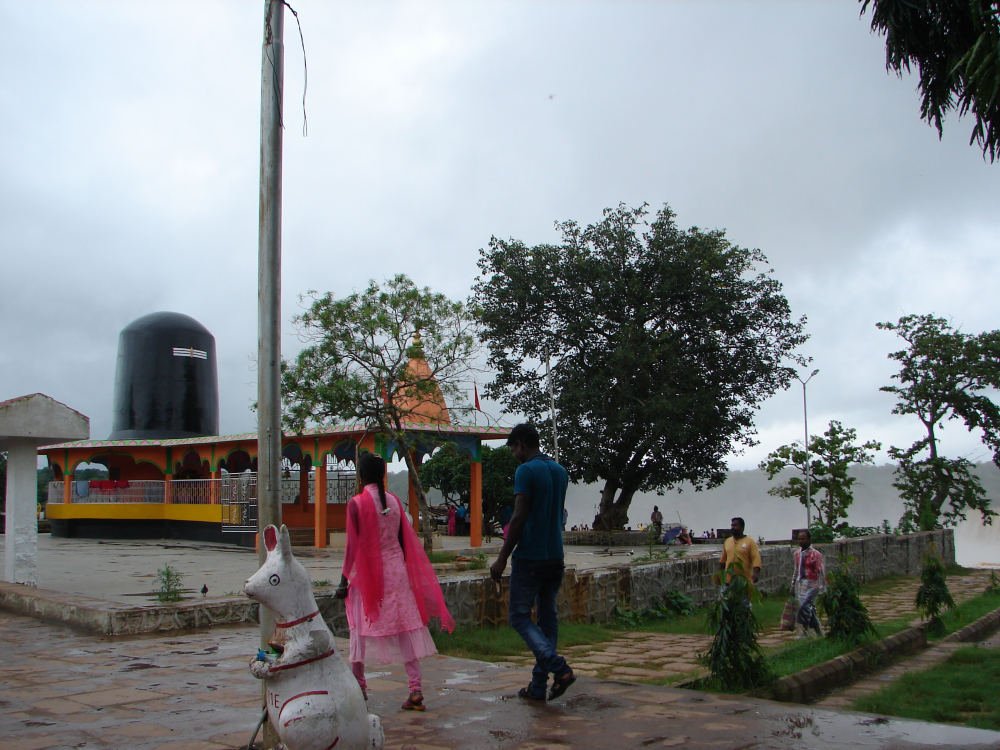 Shrine nearby the Waterfall