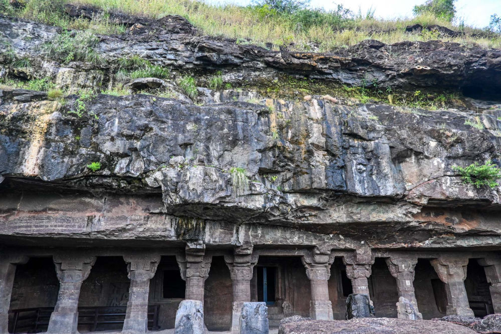 Façade of Cave 1, Aurangabad Caves. (Picture Credits: Anil Purohit)