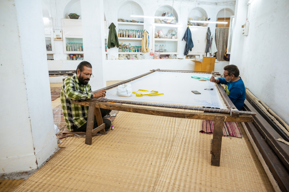 Kotwara House houses workshops of chikankari and zardozi. (Picture Credits: Monis Khan)