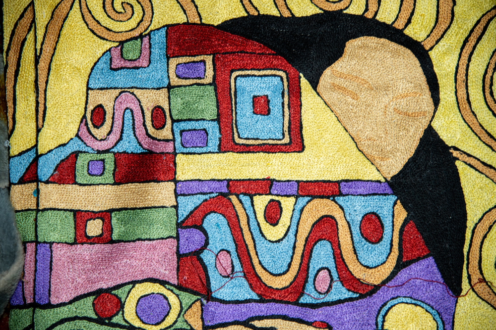 Aari embroidery evolves with contemporary designs. (Picture Credits: Syed Muneeb Masoodi)