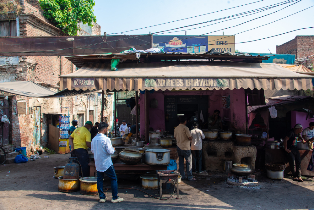 The famed Idris biryani outlet. (Picture Credits: Monis Khan)