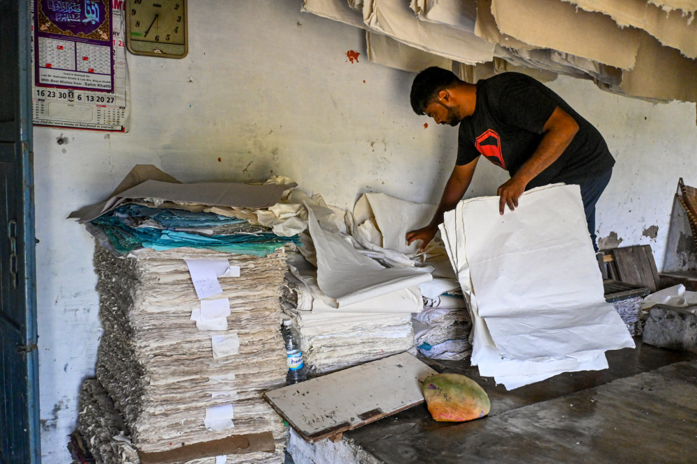 Paper bundles. (Picture Credits: Anil Purohit)