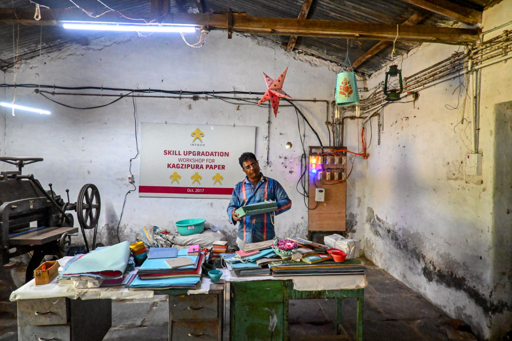 Products created from handmade paper. (Picture Credits: Anil Purohit)