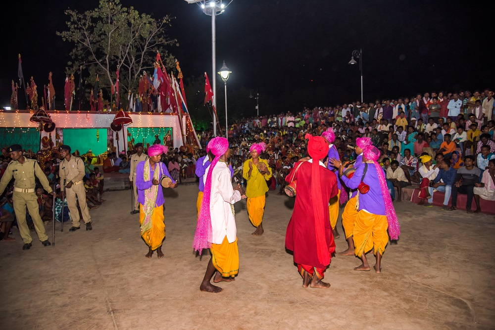 Dance performed in front of Danteshwari