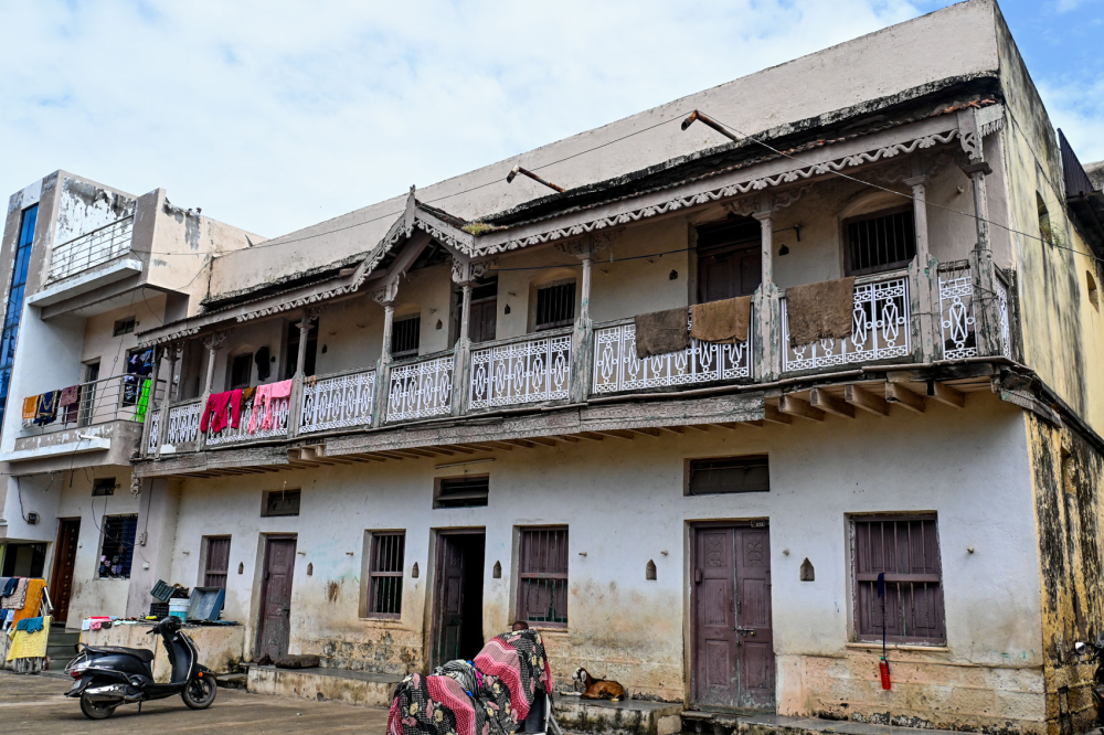 Single-storey house on Cantonment Road. (Picture Credits: Anil Purohit)