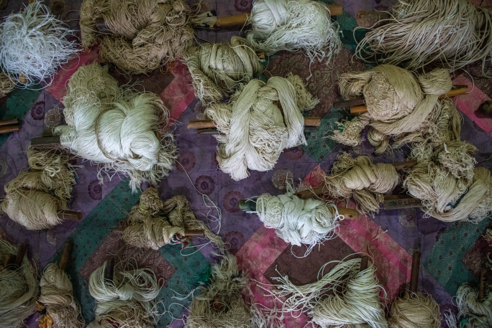 A collection of old naqshas. (Picture Credits: Anil Purohit)