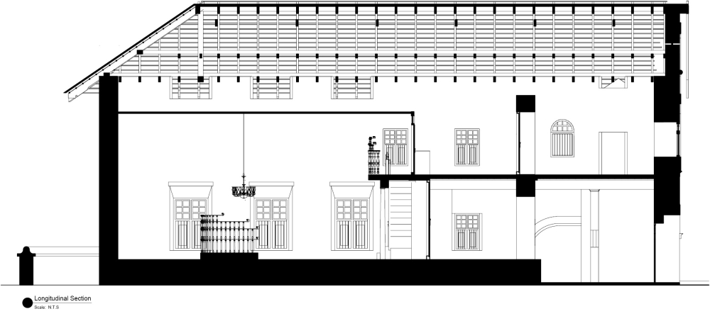 Horizontal Cross Section of the Synagogue