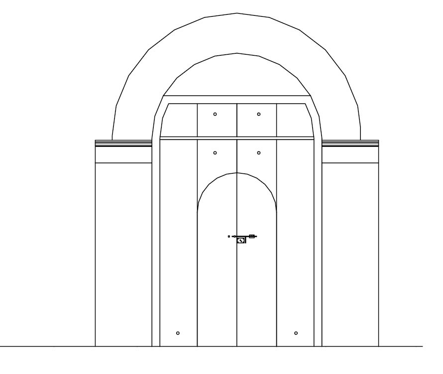 Arch of Chendamangalam Synagogue 