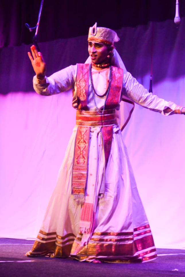 Fig 3: A bhakat performing Sattriya. Courtesy: Abismrita Chakravarty