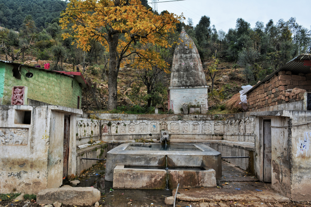 चित्र-3 बड़ी बावली चम्पैडी, बावली एवं मन्दिर, उधमपुर, चित्र सौजन्य– अभिनव बहल, दिसम्बर, 2020