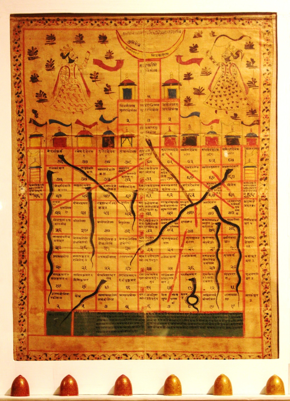  Fig.1. Jain gyan chaupar board dating back to late 18th century. Gyan chaupar was developed by Jain saints in the 13th century. (Courtesy: National Museum, New Delhi) 
