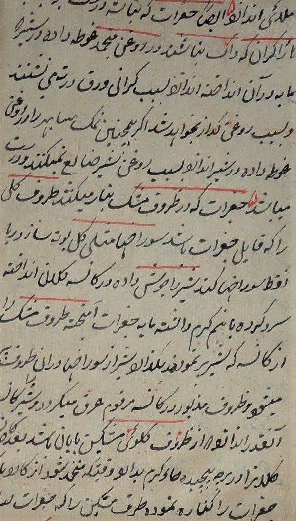 Fig.2. The early nineteenth-century recipe book, the Khwān Neʿmat was preserved only as a manuscript and was written in Persian. It is held today at the Salar Jung Museum Library. Courtesy: Amanda Lanzillo