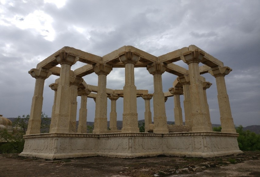 unfinished chhatri at maharaniyon ki chhatriyan, rajasthan, Photo: Chandni Chowdhary