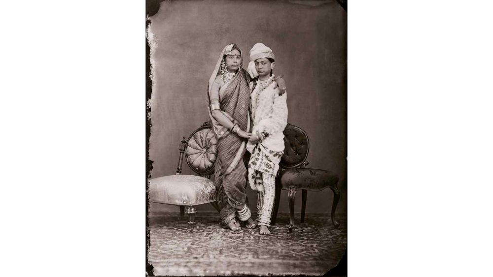 Maharaja Sawai Ram Singh II - Unidentified women of the zenana_Moving Still Performative Photography in India exhibition