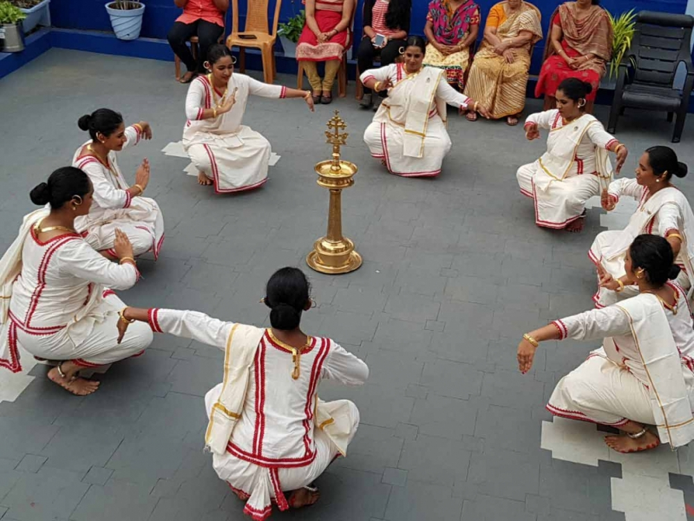 Fig 2. Dance beginning with invocation