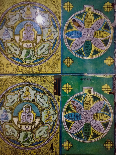 Fig. 16: Illustrated diagram of Shri Neminathji temple, Azimganj, Murshidabad (Photo courtesy: Mrinalini Sil)