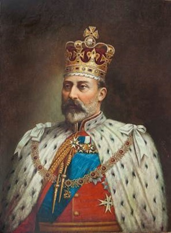 Untitled (King Edward VII) by J. Barton (Courtesy: DAG via Sahapedia.org)