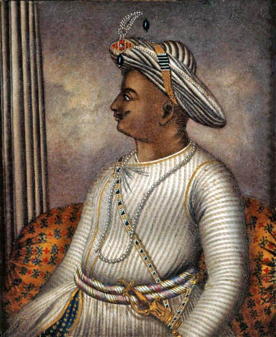 Portrait of Tipu Sultan once owned by Richard Colley Wellsley, now in the care of the British Library_BL WC
