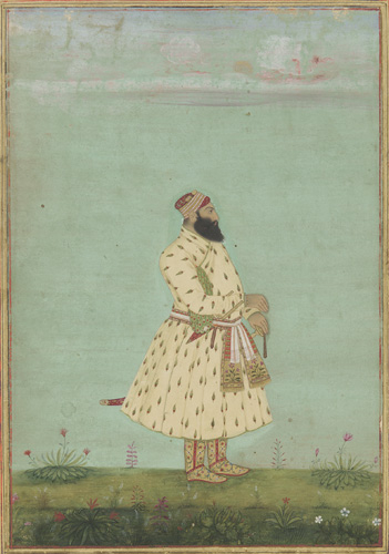 Portrait of Nawab Safdar Jang (r. 1739–1754), early 18th-century Mughal portrait. (Picture Credits: Smithsonian Freer Sackler Gallery/Wikimedia Commons)
