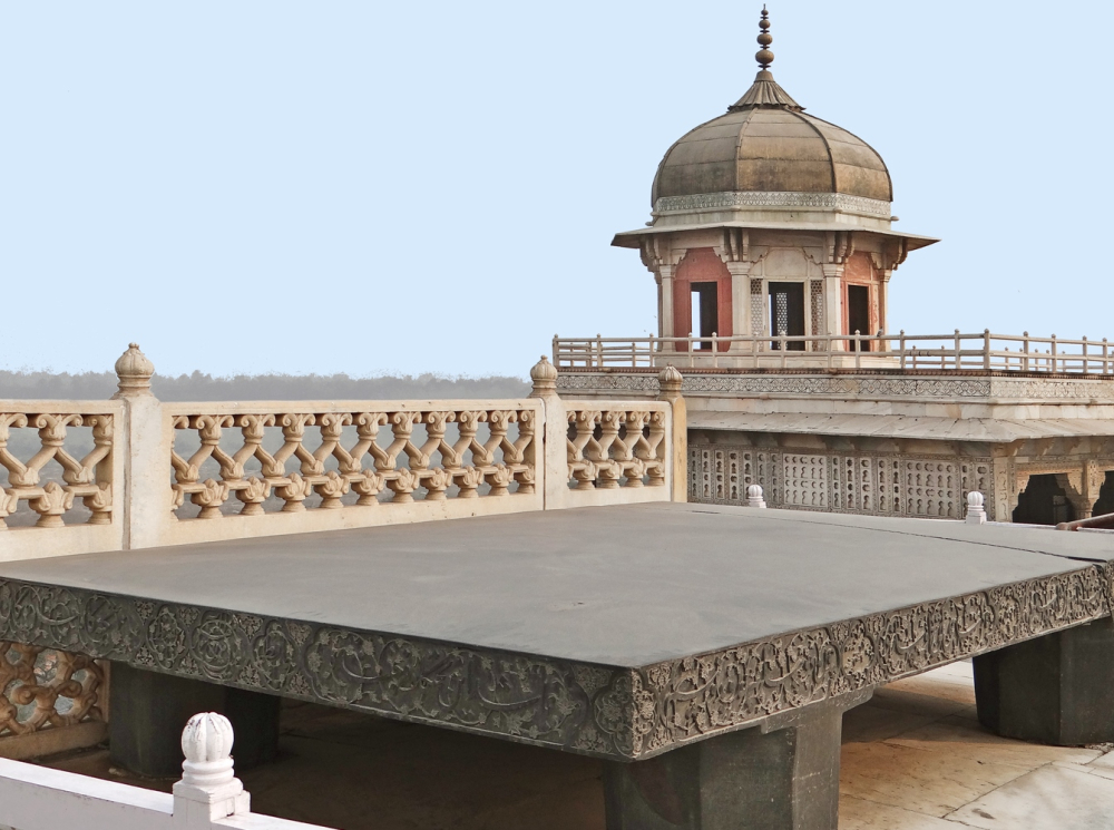 Jahangir, the black throne, Agra Fort, Thrones of India