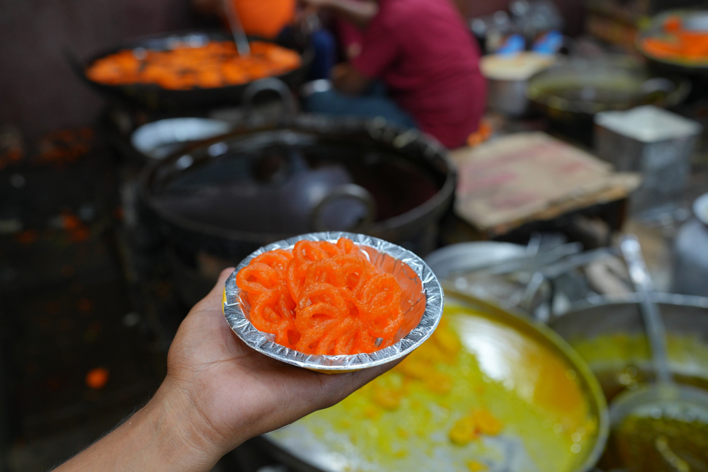 Mawa Jalebis at Uttam Halwai. (Picture Credits: Rushikesh Hoshing)