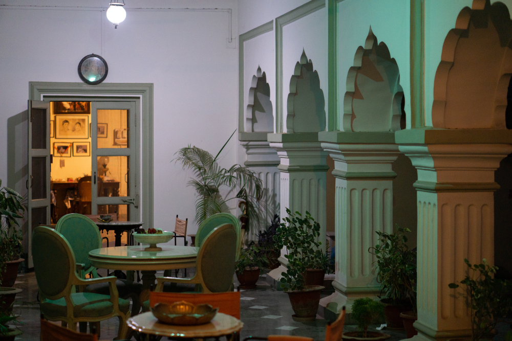 The verandah of Bansi Palace, Siddharth Nagar district, Uttar Pradesh. (Picture Credits: Tasveer Hasan)